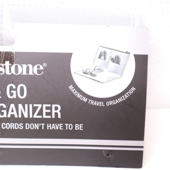 Brookstone zip & go cord organizer gray new - Picture 5 of 5